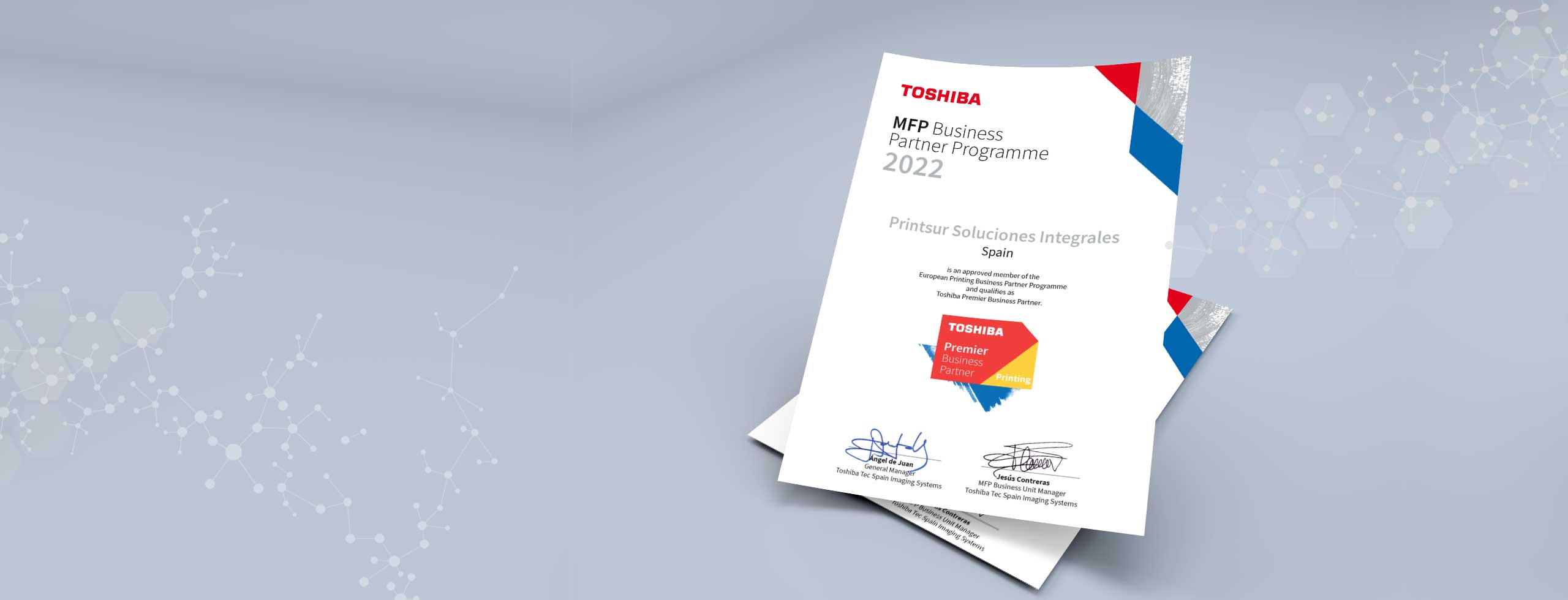 Certificado Toshiba Premier Business Partner_Printsur